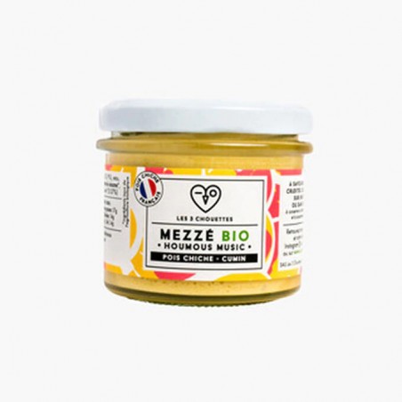 Mezzé bio, pois-chiche-citron-cumin