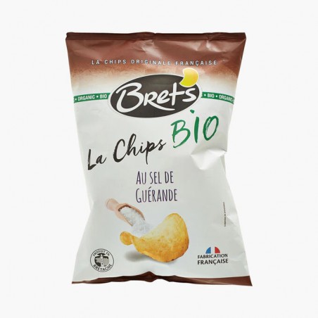 Organic potatos chips with Guérande salt