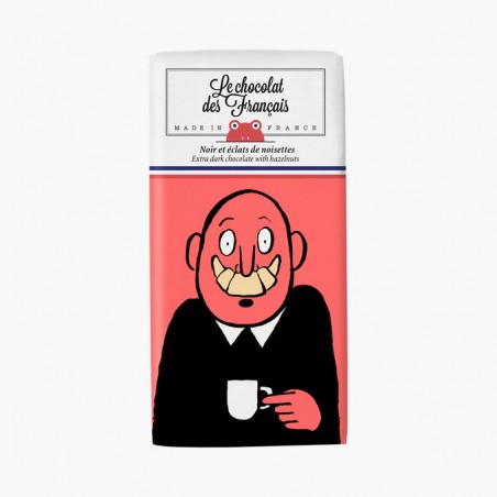 Noir et éclats de noisettes, illustration Jean Jullien