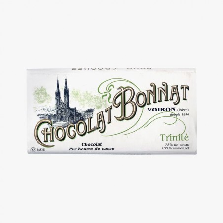 Tablette Trinité Chocolat noir 75 % de cacao