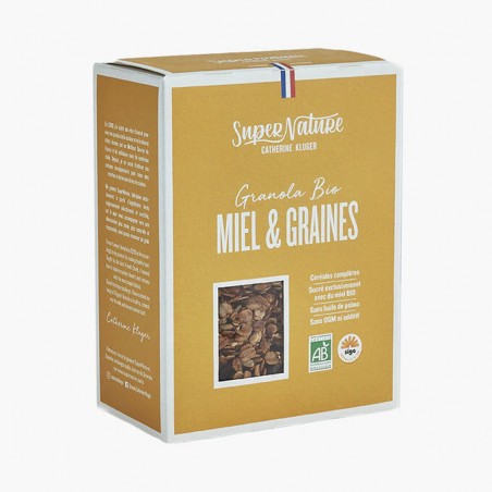 Granola bio au miel & aux graines