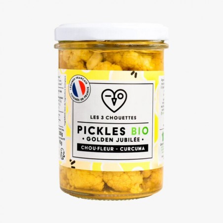 Organic cauliflower turmeric pickles