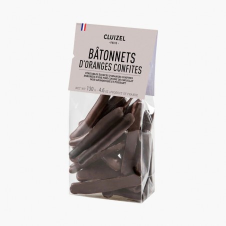 Sachet Bâtonnets oranges confites