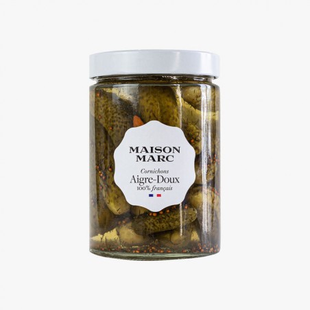 Sweet and sour gherkins