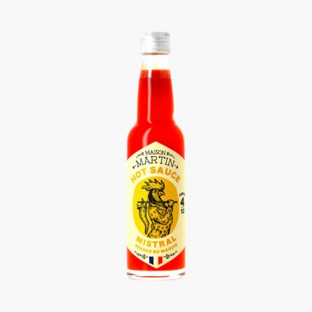 Hot sauce mistral, herbes du maquis - Force 4/12