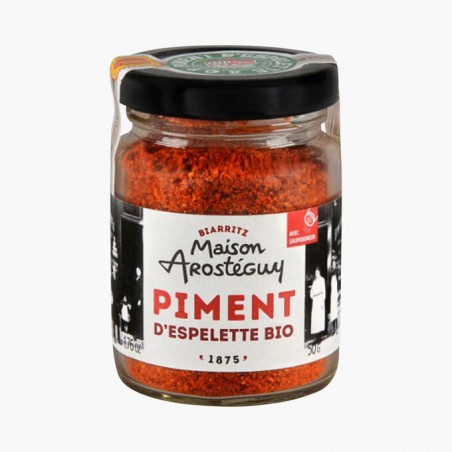 Poudre de piment d'Espelette AOP Bio